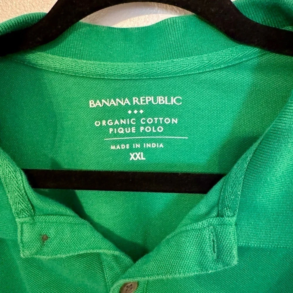 Banana Republic Green Polo Shirt